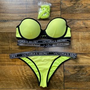 Victoria’s Secret Logo Colorblock Bikini